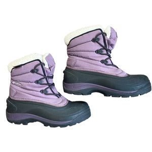 Columbia Cascadian Trinity Winter Snow Rubber Boots Purple—Women's Size 8